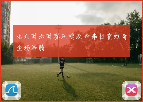 比利时加时赛压哨改命弗拉霍维奇全场沸腾