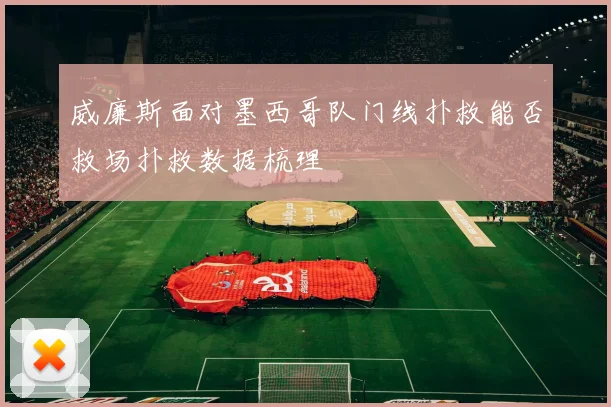 威廉斯面对墨西哥队门线扑救能否救场扑救数据梳理